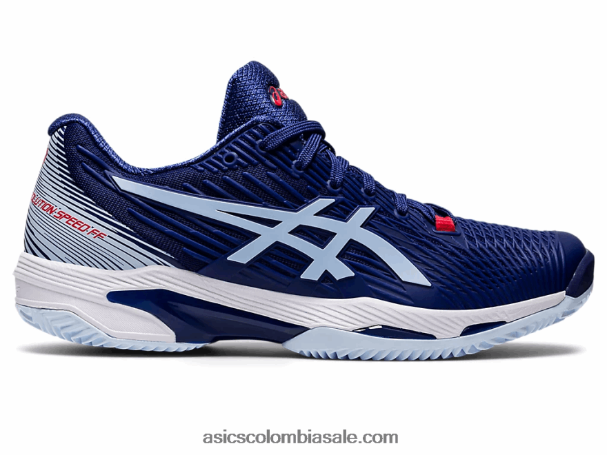 mujer Asics solución velocidad ff 2 arcilla buceo azul/cielo suave 20X82N3018