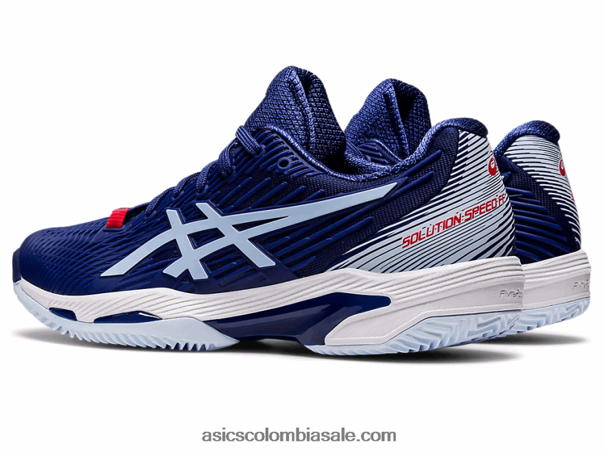 mujer Asics solución velocidad ff 2 arcilla buceo azul/cielo suave 20X82N3018