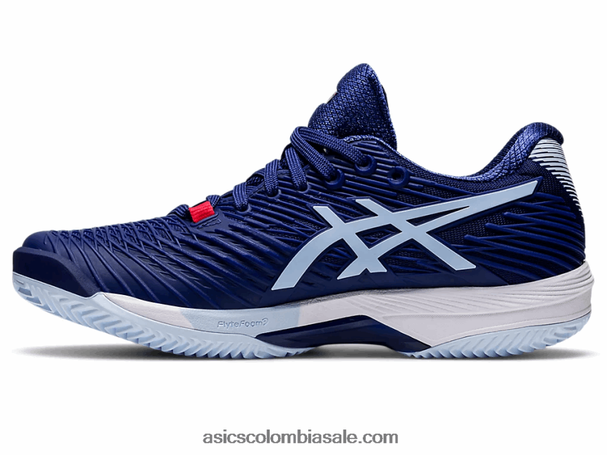 mujer Asics solución velocidad ff 2 arcilla buceo azul/cielo suave 20X82N3018