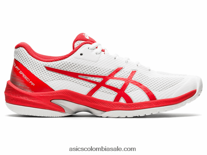 mujer Asics velocidad de corte ff blanco/rojo fuego 20X82N4102
