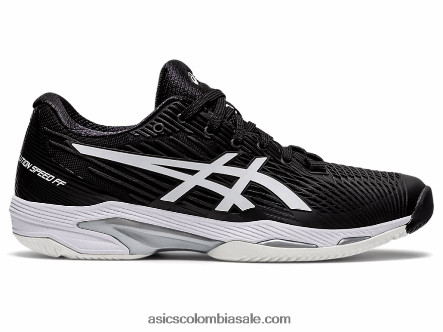 mujer Asics velocidad de solución ff 2 blanco negro 20X82N2354
