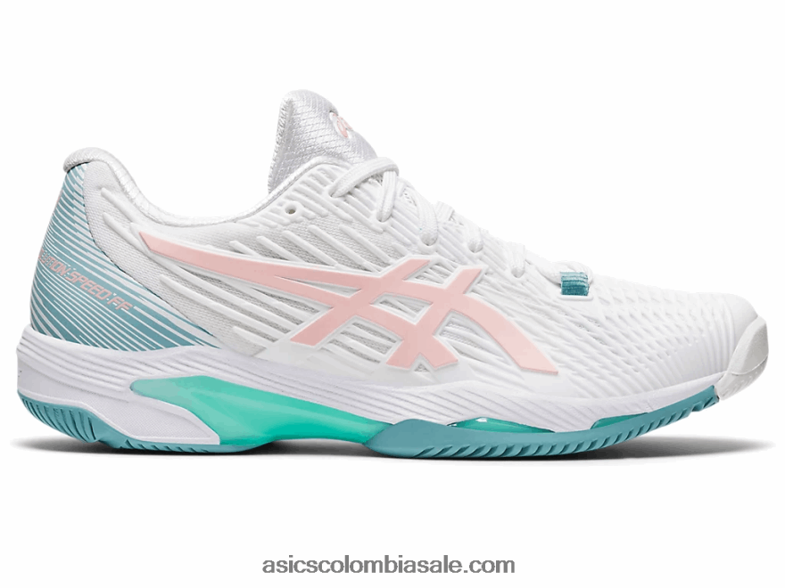 mujer Asics velocidad de solución ff 2 rosa blanca/escarchada 20X82N3168
