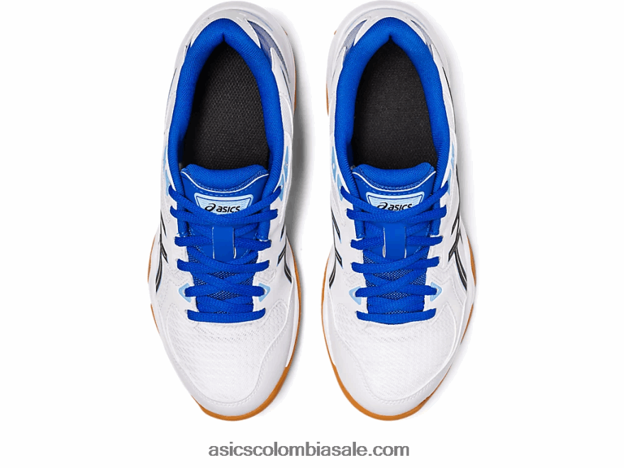 mujer Asics gel-cohete 10 blanco/azul ártico 20X82N2355