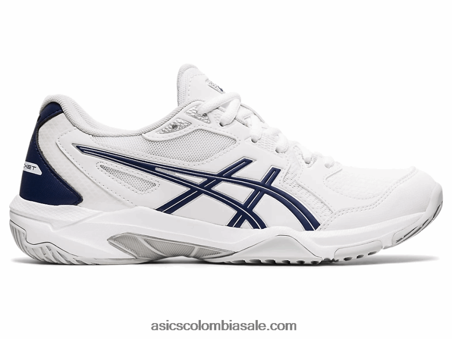 mujer Asics gel-cohete 10 blanco/chaquetón 20X82N3944
