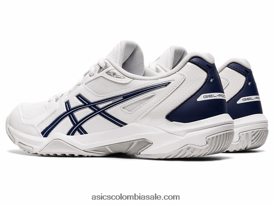 mujer Asics gel-cohete 10 blanco/chaquetón 20X82N3944