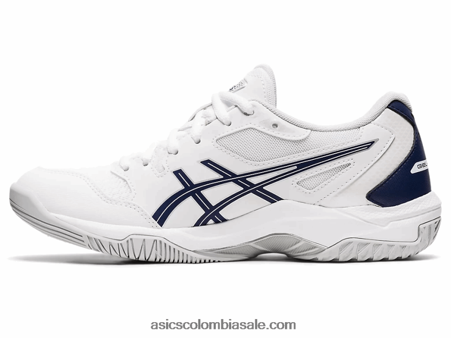 mujer Asics gel-cohete 10 blanco/chaquetón 20X82N3944