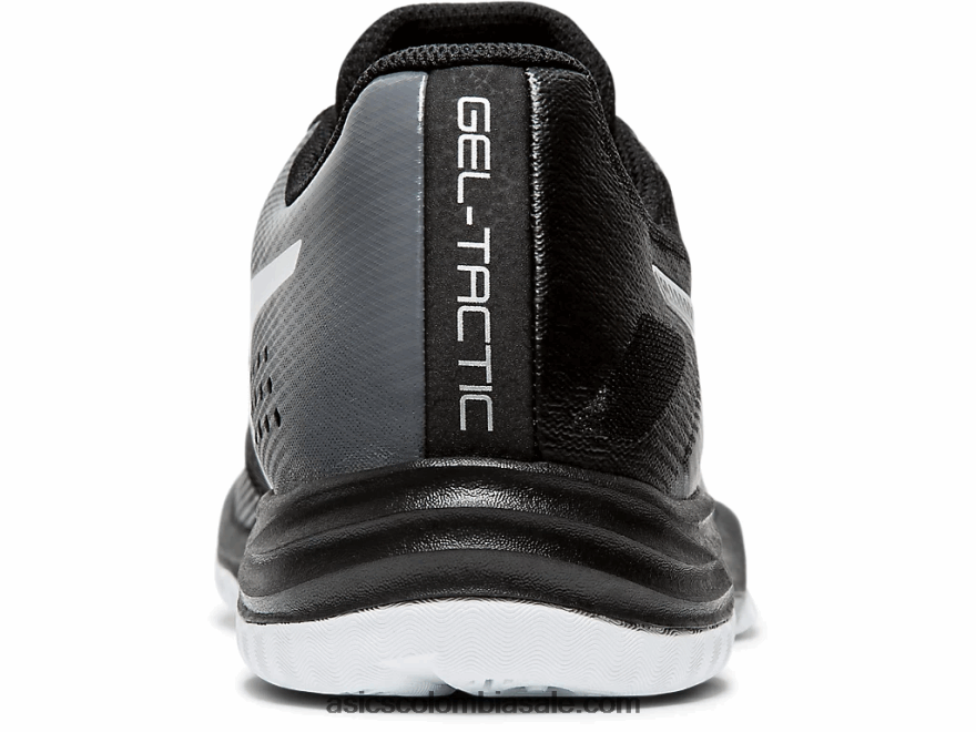 mujer Asics gel-táctica 2 negro/plata 20X82N4204