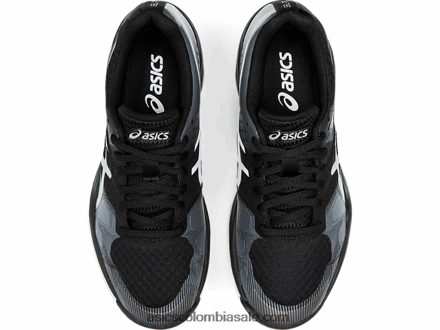mujer Asics gel-táctica 2 negro/plata 20X82N4204