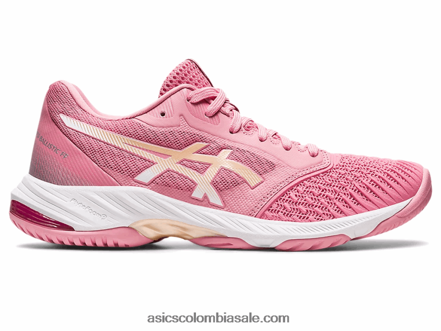 mujer Asics netburner balístico ff 3 ponche de frutas/champaña 20X82N2522