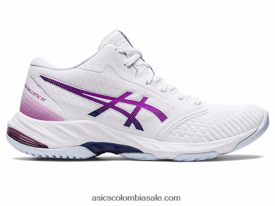 mujer Asics netburner balístico ff mt 3 Orquídea blanca 20X82N3100