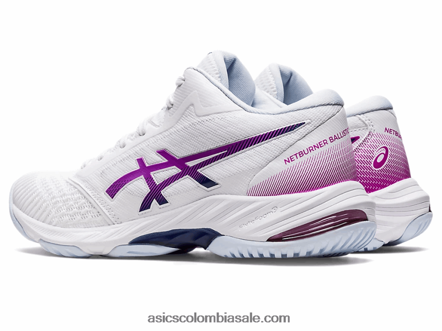 mujer Asics netburner balístico ff mt 3 Orquídea blanca 20X82N3100