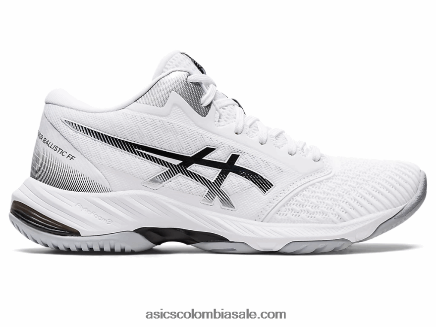 mujer Asics netburner balístico ff mt 3 blanco negro 20X82N3049