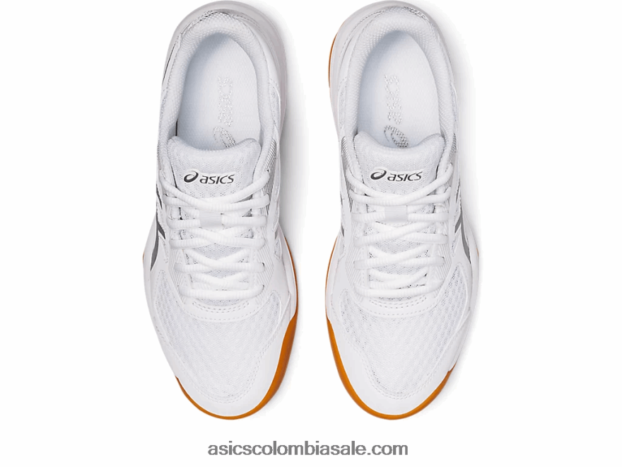 mujer Asics upcourt 5 blanco/plata pura 20X82N3158