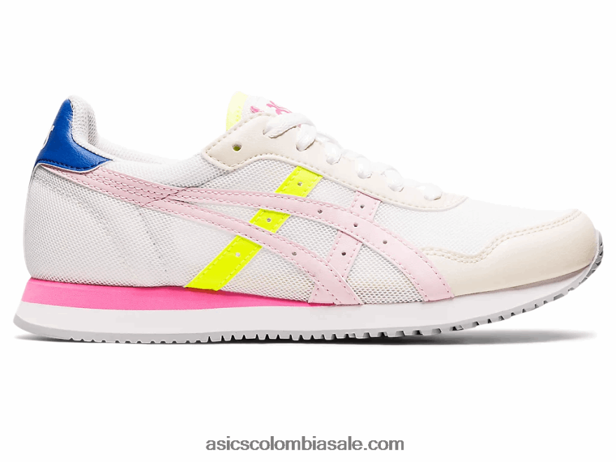 mujer Asics corredor de tigre blanco/algodón de azúcar 20X82N3141
