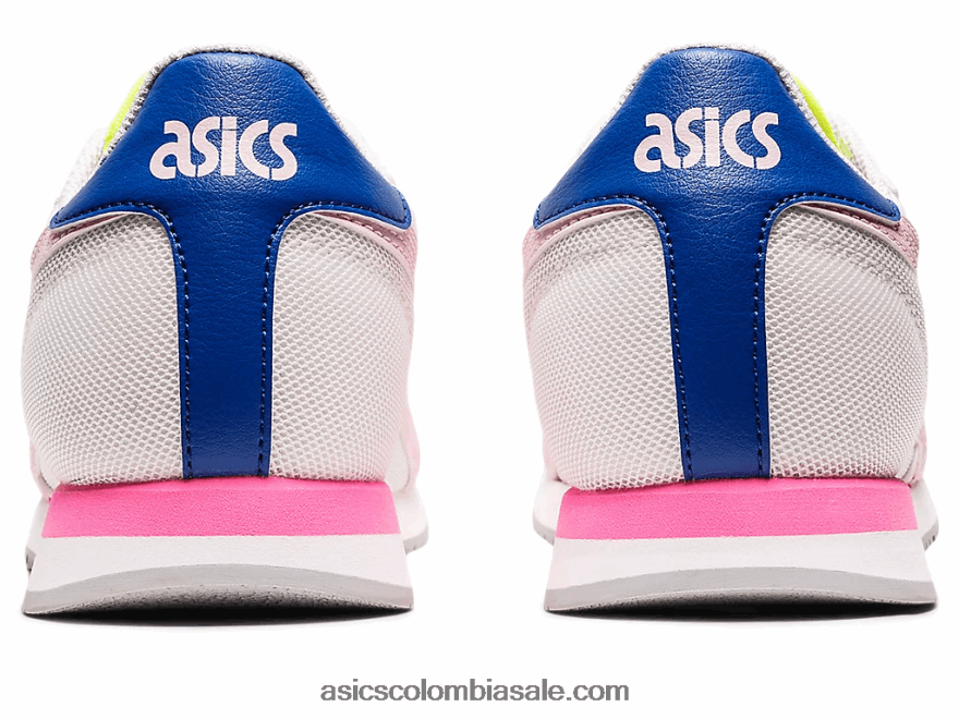 mujer Asics corredor de tigre blanco/algodón de azúcar 20X82N3141