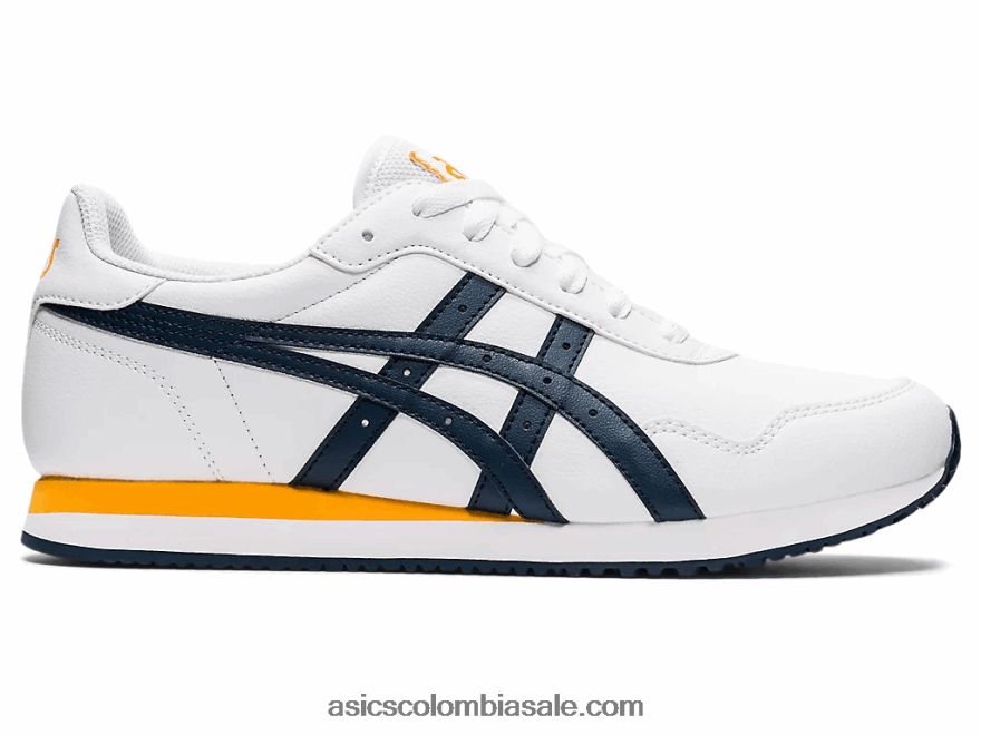 mujer Asics corredor de tigre blanco/azul francés 20X82N641