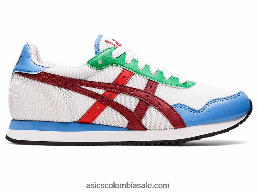 mujer Asics corredor de tigre blanco/burdeos 20X82N3148