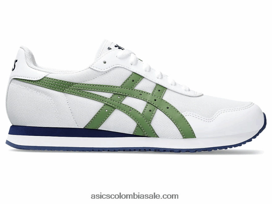 mujer Asics corredor de tigre blanco/verde cedro 20X82N208