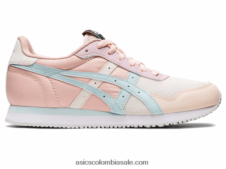 mujer Asics corredor de tigre ángel crema/aguamarina 20X82N3150