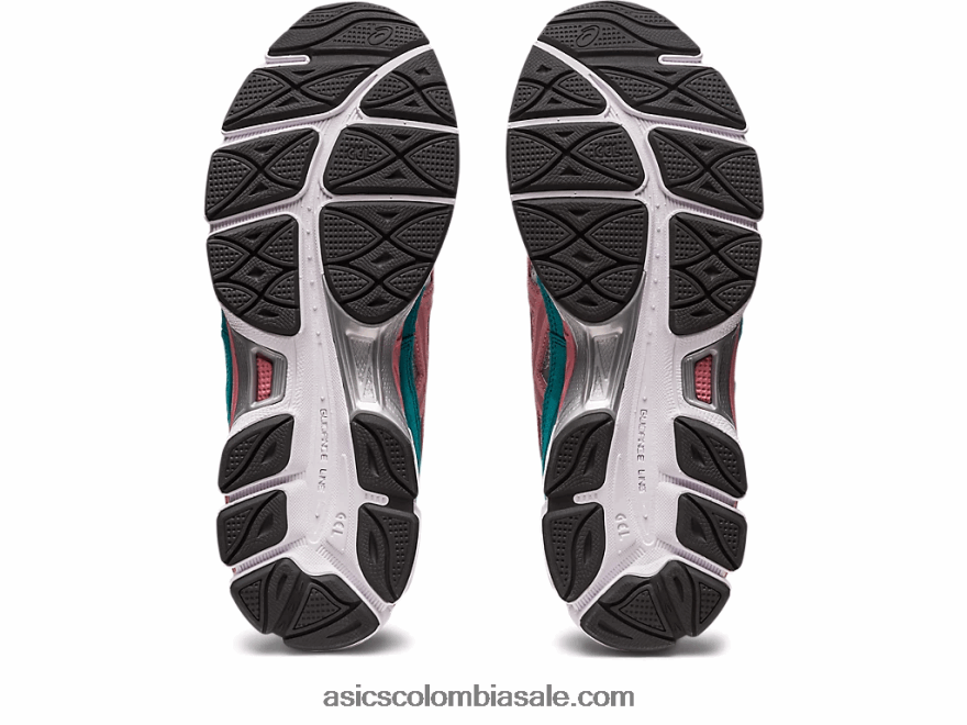 mujer Asics despierto ny x gel-nyc plata pura/pizarra verde azul 20X82N308