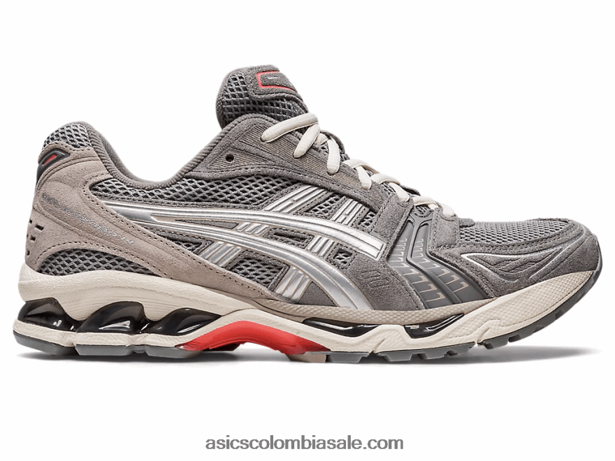 mujer Asics gel-kayano 14 gris arcilla/plata pura 20X82N653