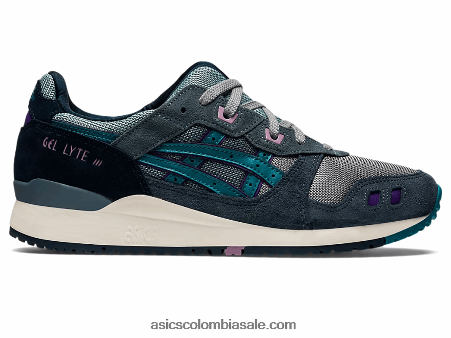 mujer Asics gel-lyte iii og asfalto/verde berilo 20X82N745