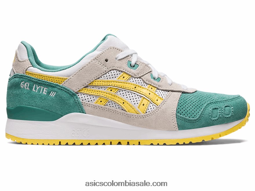 mujer Asics gel-lyte iii og crema de salvia/plátano 20X82N219