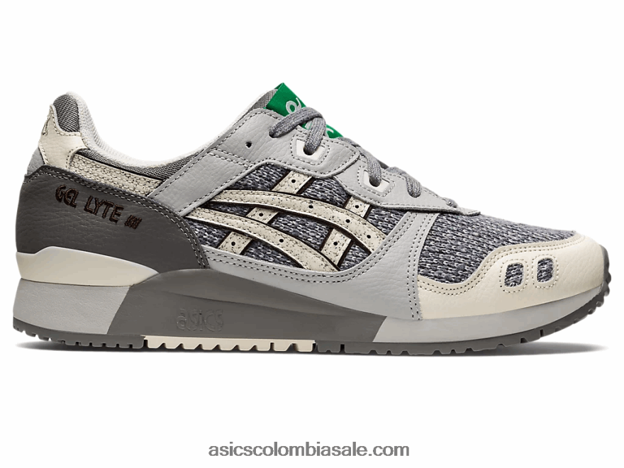 mujer Asics gel-lyte iii og gris ostra/crema 20X82N771