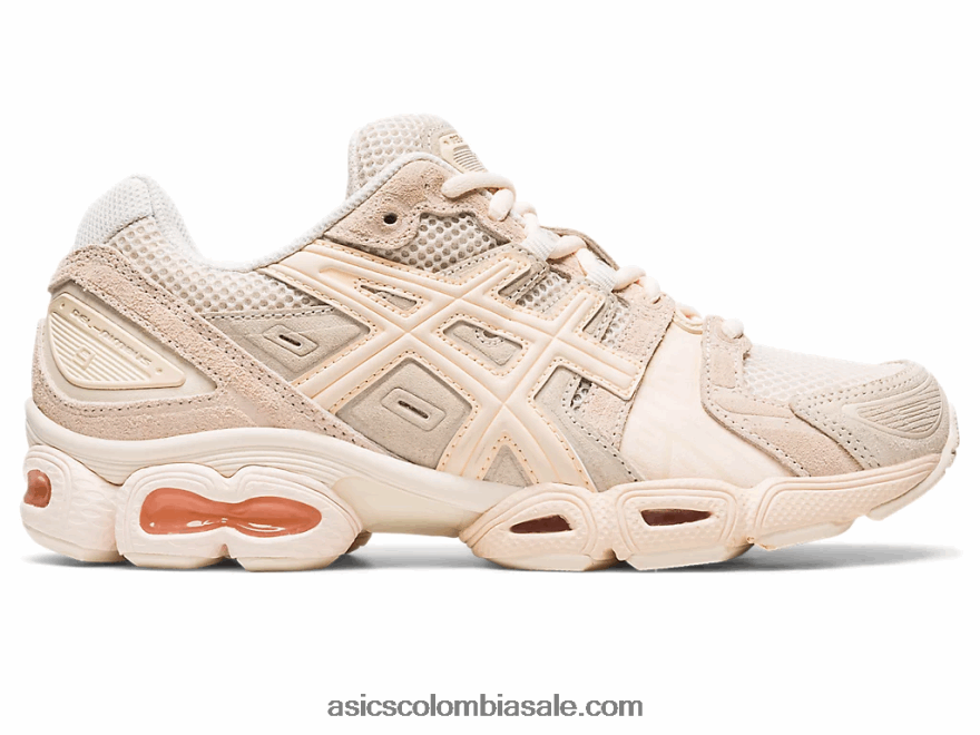 mujer Asics gel-nimbus 9 avena/melocotón blanco 20X82N2539