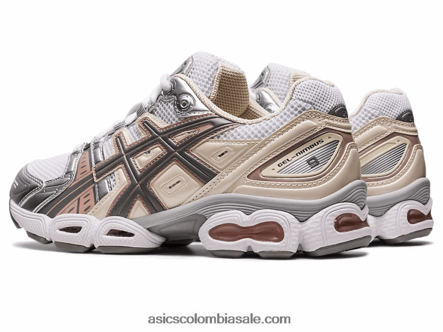 mujer Asics gel-nimbus 9 blanco/avena 20X82N2302