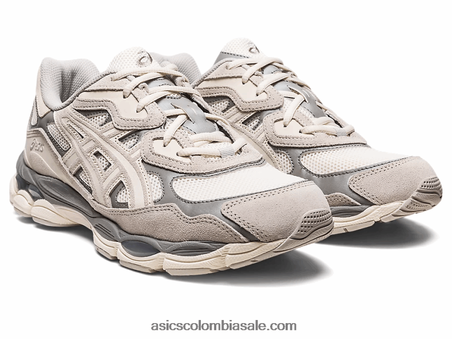 mujer Asics gel-nyc crema/gris ostra 20X82N51