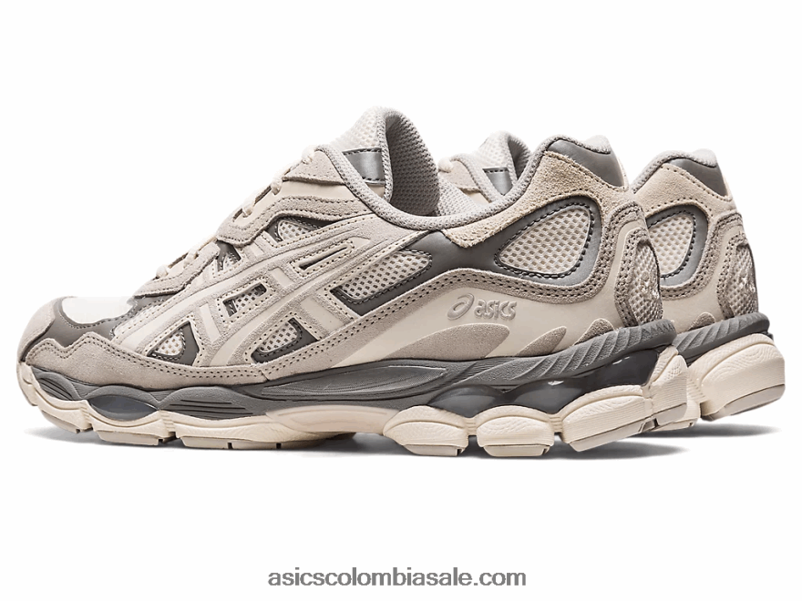 mujer Asics gel-nyc crema/gris ostra 20X82N51