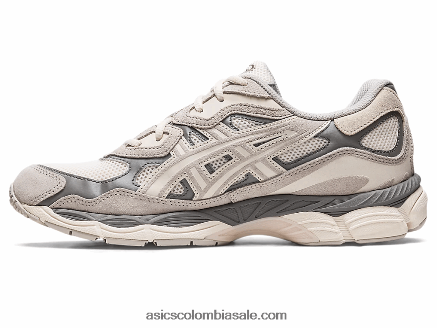 mujer Asics gel-nyc crema/gris ostra 20X82N51
