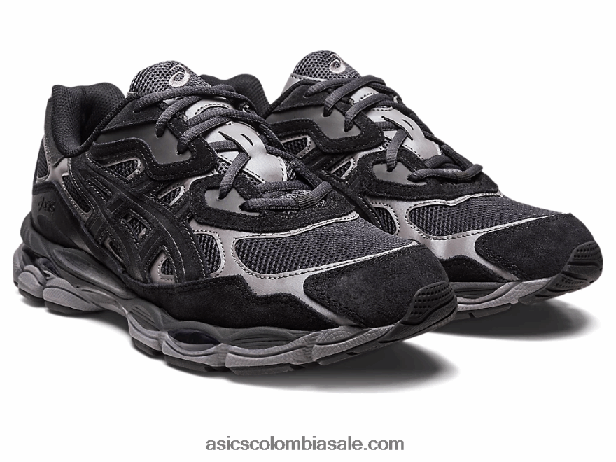 mujer Asics gel-nyc gris grafito/negro 20X82N52