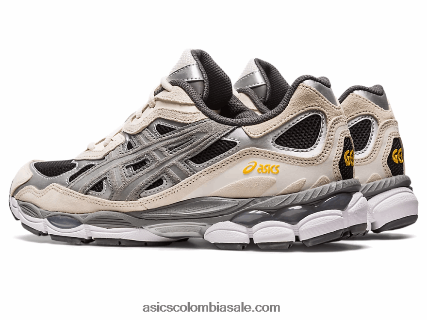 mujer Asics gel-nyc negro/gris arcilla 20X82N144