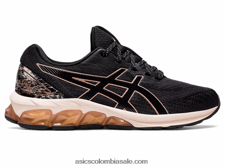 mujer Asics gel-quantum 180 vii negro/oro rosa 20X82N2908
