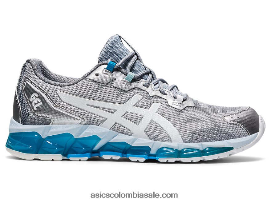 mujer Asics gel-quantum 360 6 gris piedmont/azul aizuri 20X82N4028