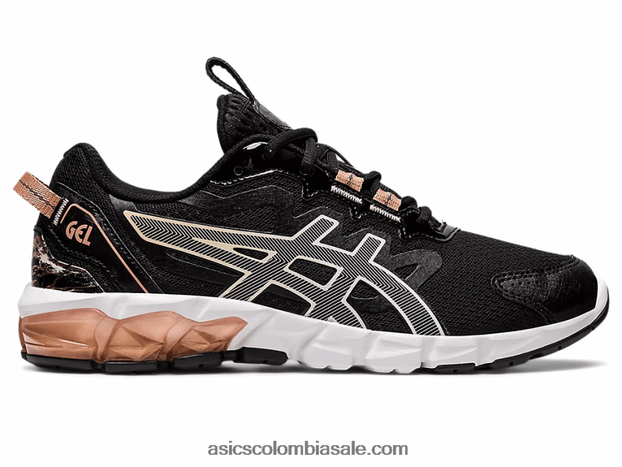 mujer Asics gel-quantum 90 negro/oro rosa 20X82N2854