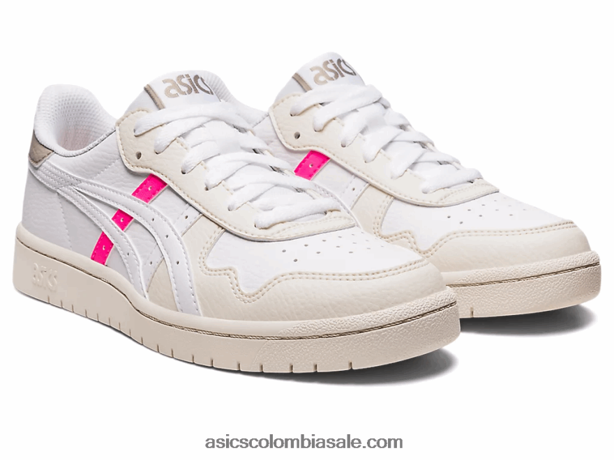 mujer Asics japón blanco/rosa fuerte 20X82N2628