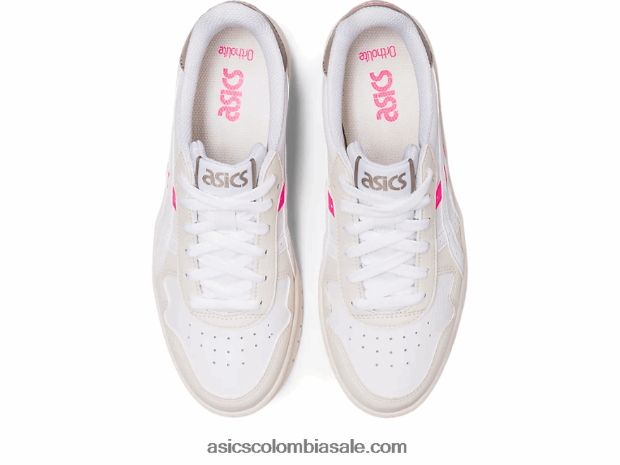 mujer Asics japón blanco/rosa fuerte 20X82N2628