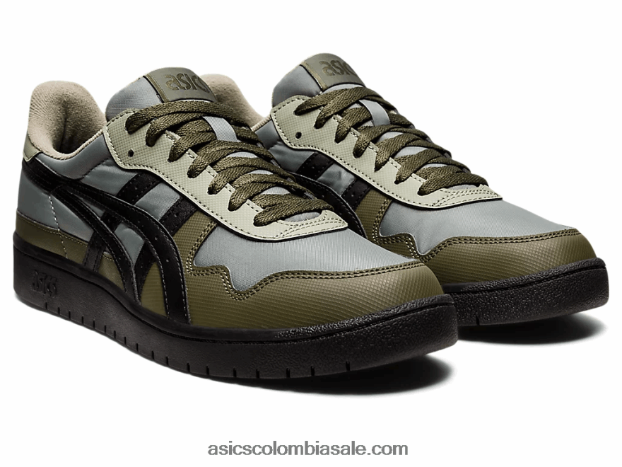 mujer Asics japón liquen verde/negro 20X82N856