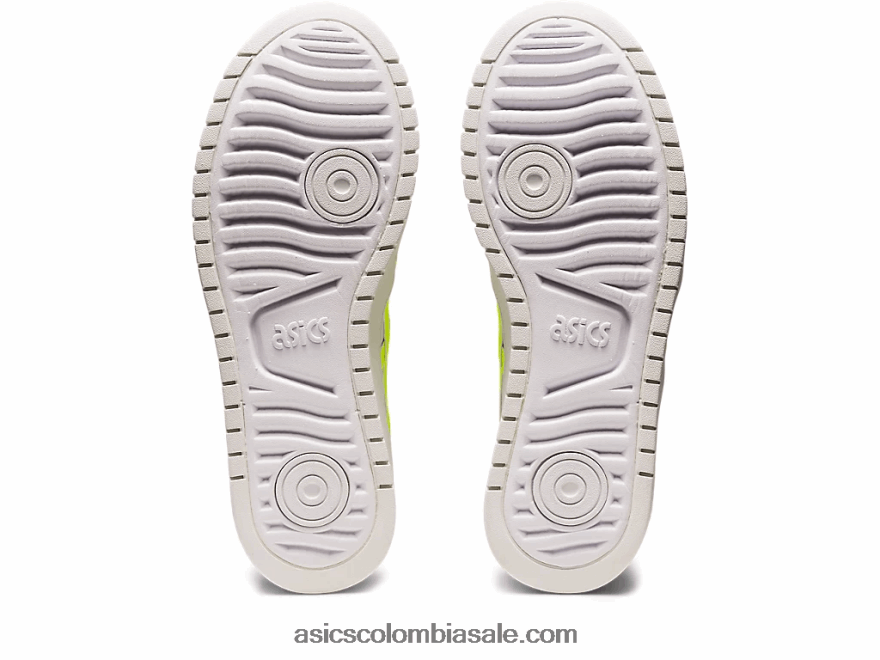 mujer Asics japón s pf blanco/amarillo de seguridad 20X82N2221