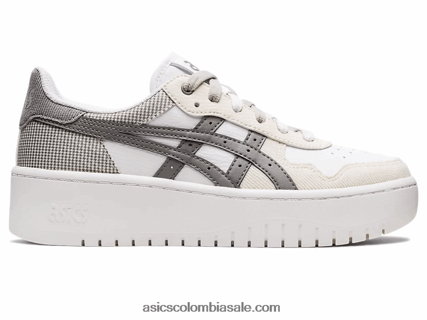 mujer Asics japón s pf blanco/gris arcilla 20X82N2816