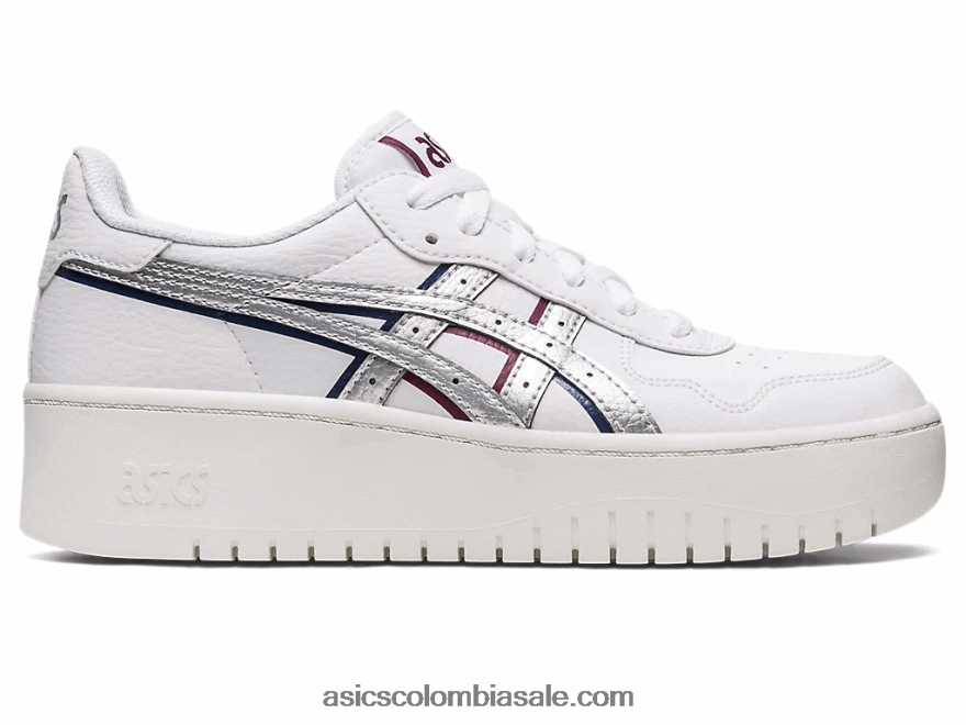 mujer Asics japón s pf blanco/plata pura 20X82N2225