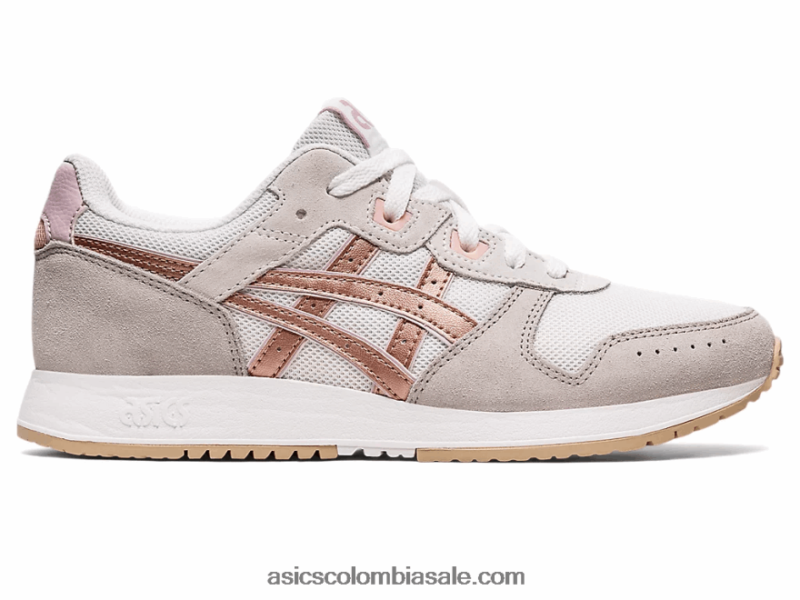 mujer Asics lyte clásico oro blanco/rosa 20X82N3179