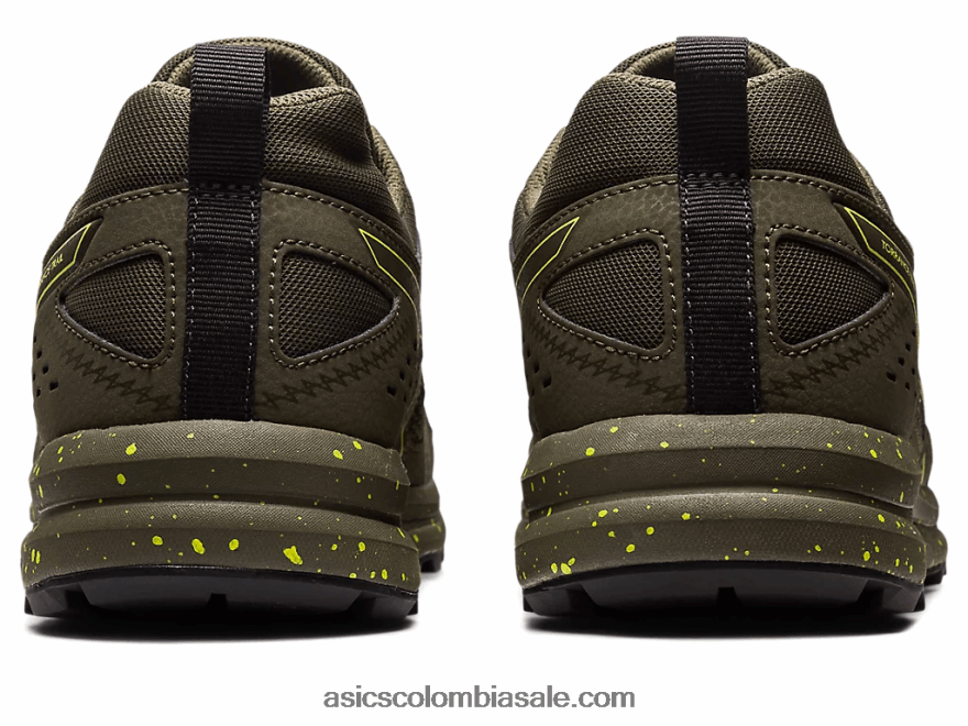 mujer Asics sendero torrance piedra marrón/chispa limón 20X82N220