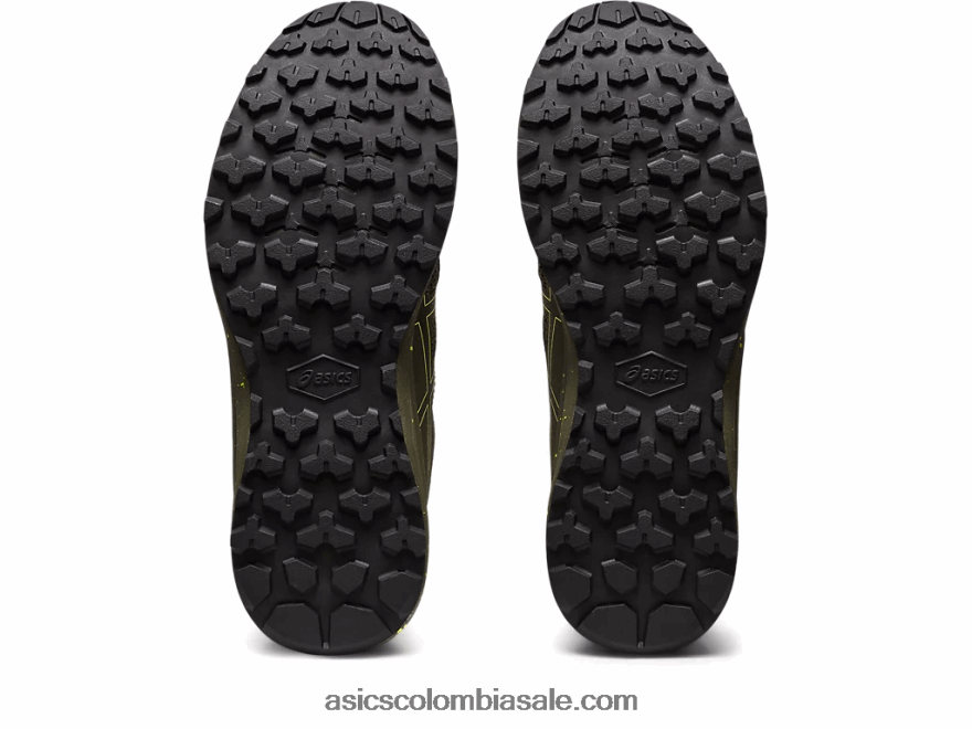mujer Asics sendero torrance piedra marrón/chispa limón 20X82N220
