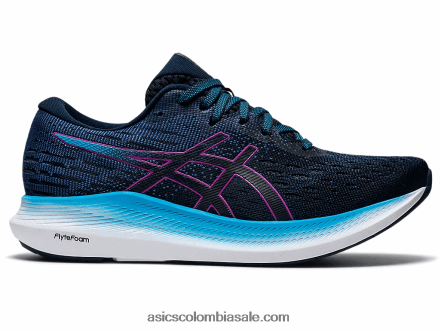 mujer Asics Evoride 2 azul francés/uva digital 20X82N3986