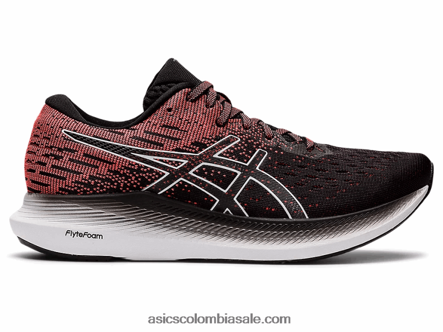 mujer Asics Evoride 2 negro/coral ardiente 20X82N3811