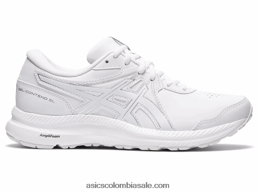 mujer Asics andador de gel blanco 20X82N2698